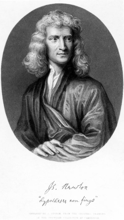 アイザック・ニュートン卿 作： Godfrey Kneller